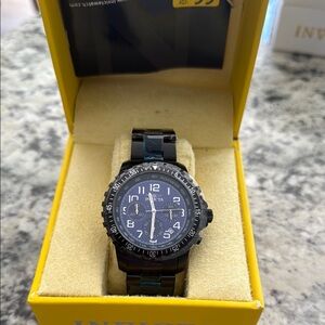 Invicta Black and Blue Watch